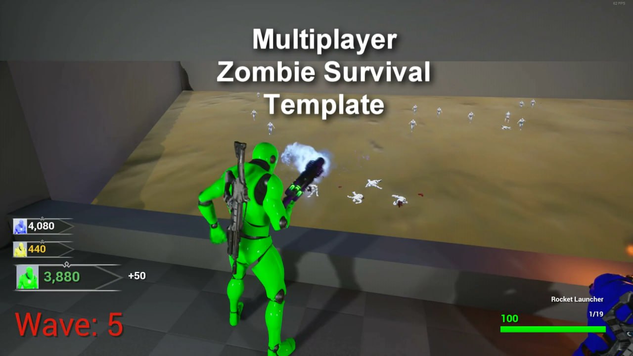 Multiplayer Zombie Survival Template📱 - изображение 3